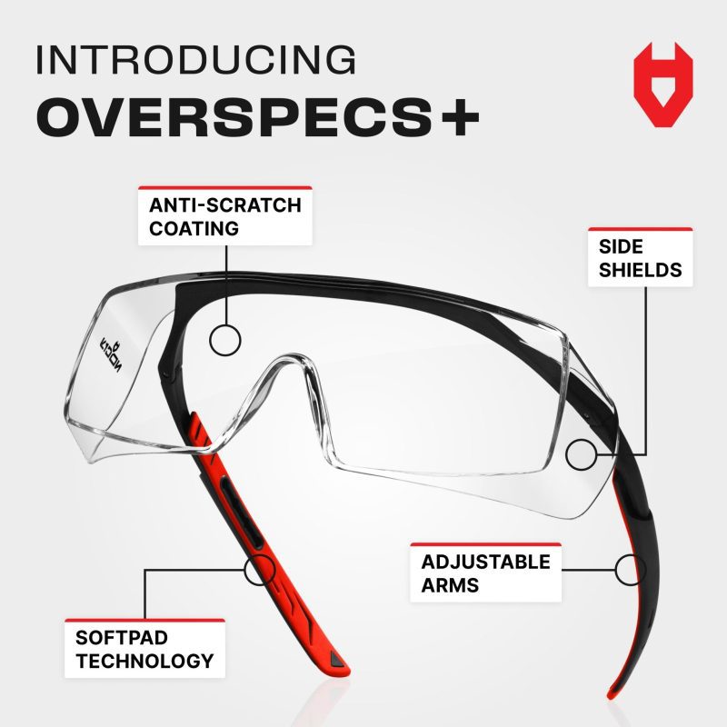 bundle save overspecs clear tinted over the glasses safety glasses 133971