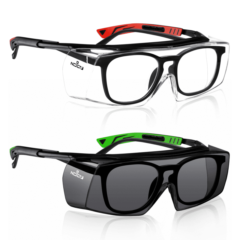 BUNDLE & Save: OverSpecs+ Clear & Tinted Over - the - Glasses Safety Glasses - NoCry -