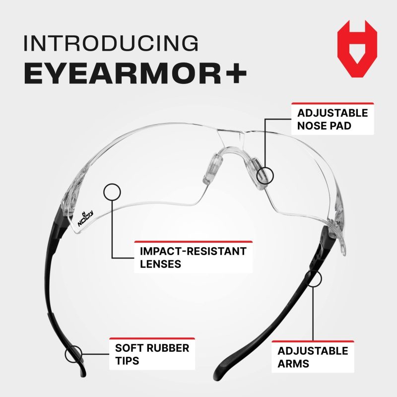 eyearmor adjustable anti fog safety glasses 439491