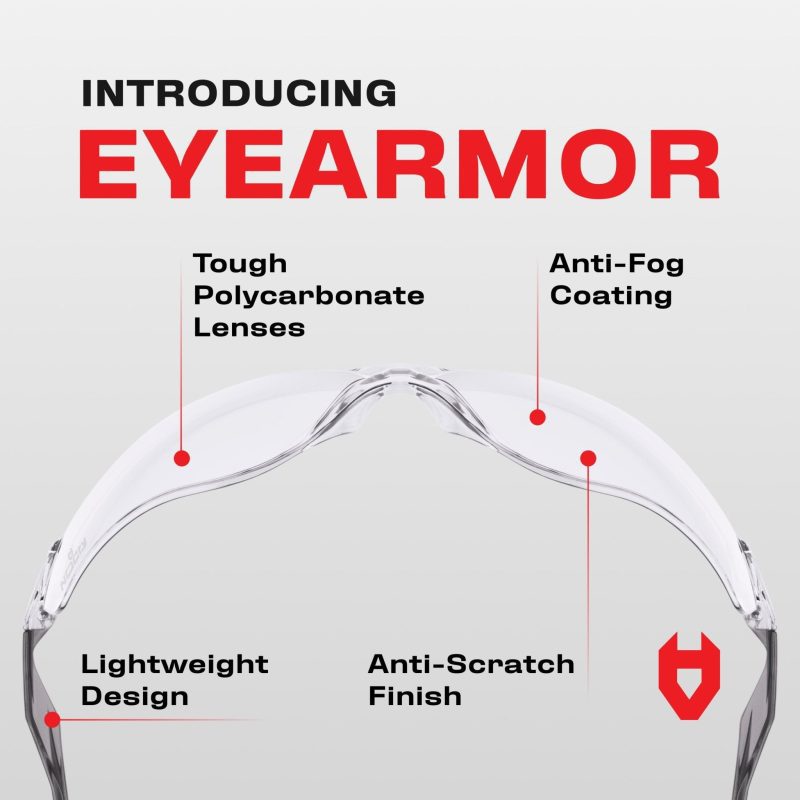 eyearmor lightweight safety glasses 226554