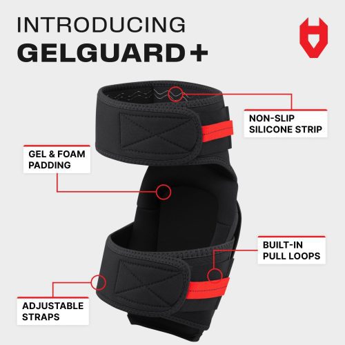 gelguard anti slip thigh strap knee pads 574893