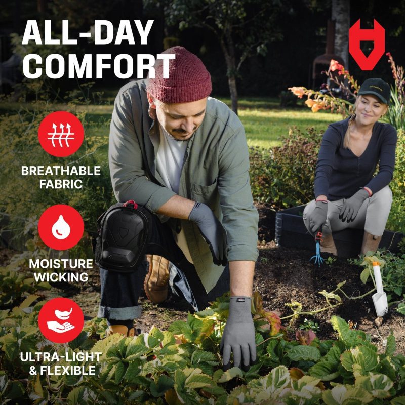 gripfit comfortable gardening gloves for men 362610