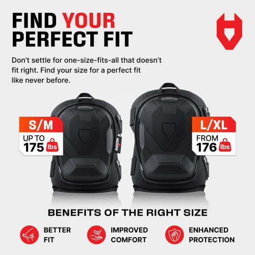 kneeguard pro heavy duty gel knee pads 155347