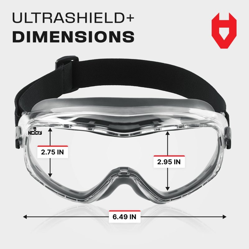 ultrashield anti fog safety goggles 449693