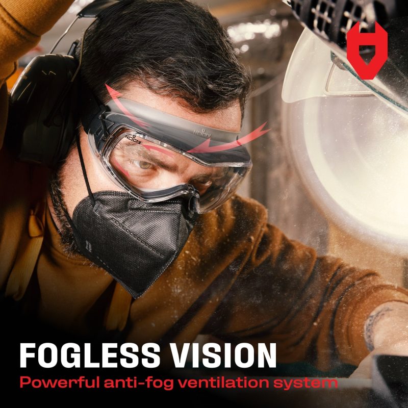 ultrashield anti fog safety goggles 675372