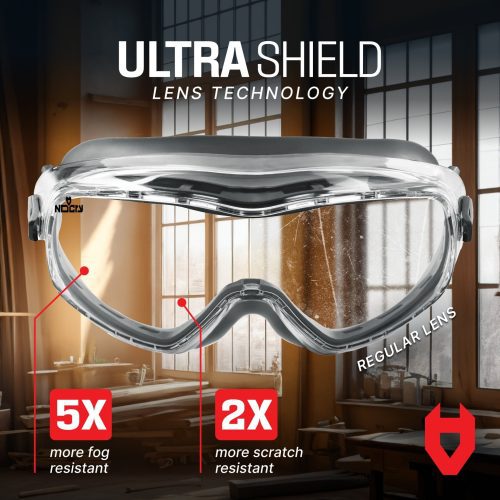 ultrashield anti fog safety goggles 927639