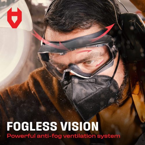 ultrashield pro premium anti fog safety goggles 844705